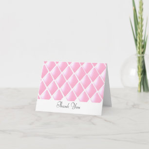 Merci diamant matelassé rose