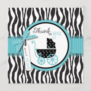 Merci d'impression de zèbre et de voiture d'enfant
