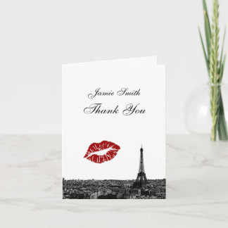 Merci du baiser #1 BW d'horizon de Paris France