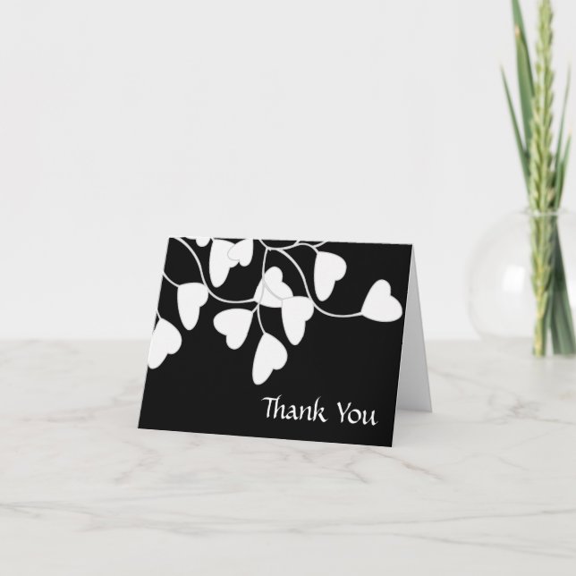Merci du coeur blanc noir (Devant)