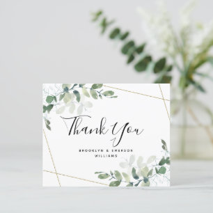 MERCI du Mariage de feuillage vert Eucalyptus BUDG