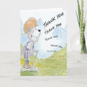 Cartes Humour Montagne De Remerciements Zazzle Fr