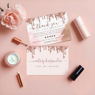 Merci élégant pour votre commande Parties scintill