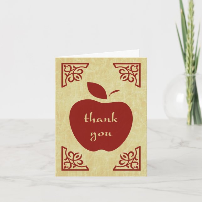 merci élégante pomme (Devant)