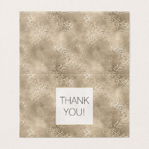 Merci Empreinte de léopard Gold Glam