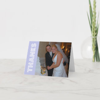 Merci En Lumières Merci Carte pour notes (Violet)