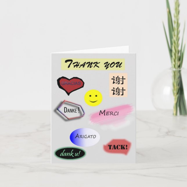 Merci en plusieurs langues (Devant)