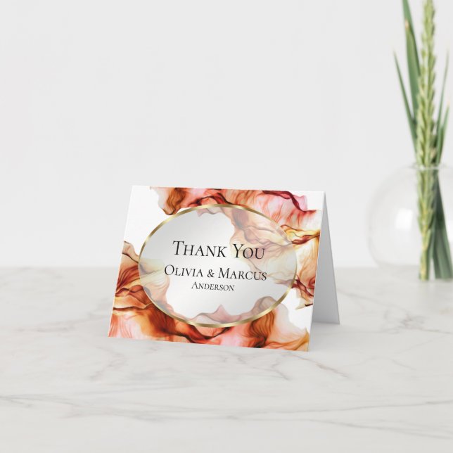 Merci | Encre d'aquarelle Abstraite aux couleurs d (Devant)