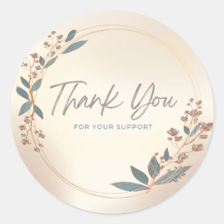 merci étiquette autocollant