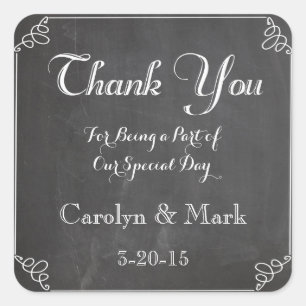 Merci, étiquettes vintages de faveur de mariage de