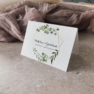 Merci Feuille vert tropical