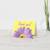 Merci Fleur De Faisceau Violet Ou Personnalisé