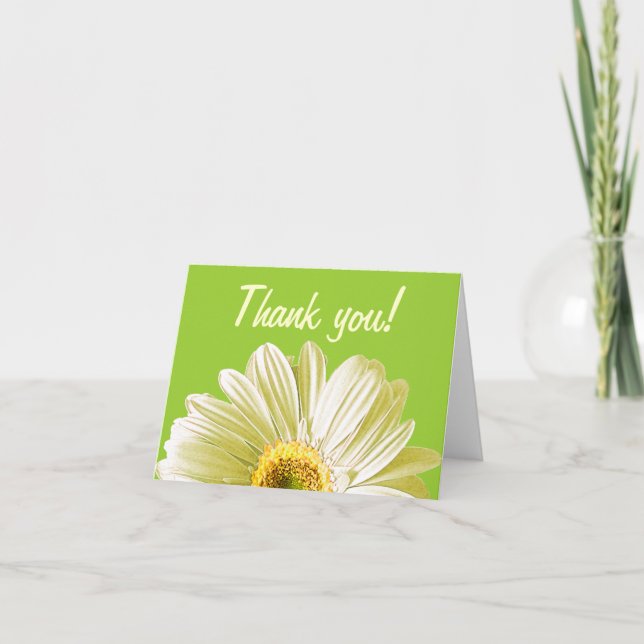 Merci Fleur Faisant Blanc Ou Personnalisé (Devant)