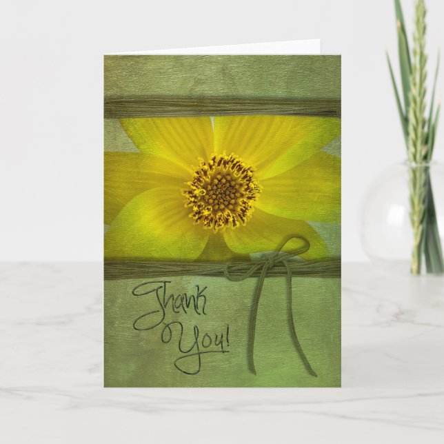 Merci - Fleur Jaune (Devant)