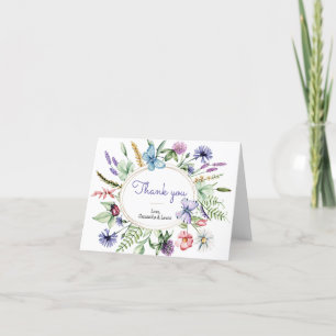 Merci fleur sauvage Baby shower