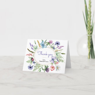 Merci fleur sauvage Baby shower
