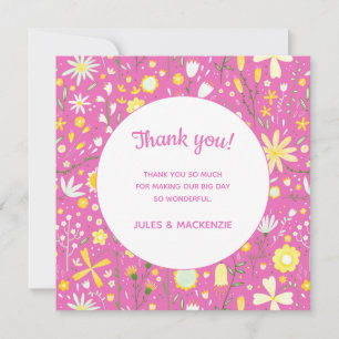 Merci Fleur sauvage rose