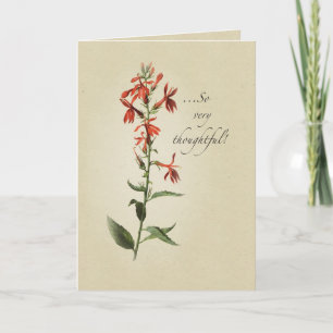 Merci Fleur sauvage rouge, religieux