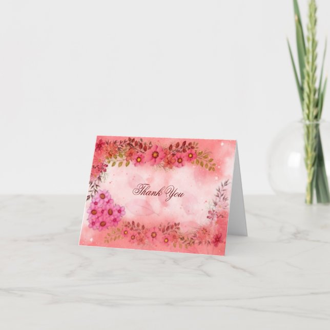 Merci fleurs et coeur (Devant)