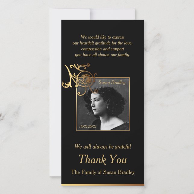 Merci floral de sympathie de photo avec la (Devant)