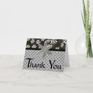 Merci Floral noir et Poka Dot