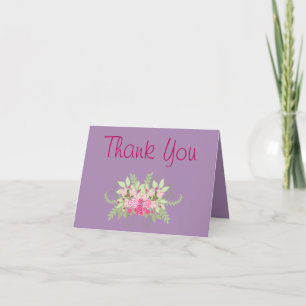 Merci floral violet