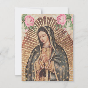 Merci funèbre espagnol Guadalupe Mary