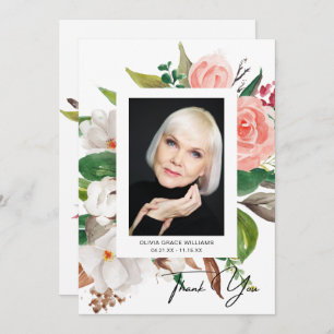 Merci Funérailles Sympathie Bereavement