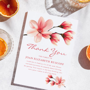 Merci funéraire   Mémorial rose Magnolia