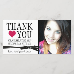 Merci Girly mignon avec la photo