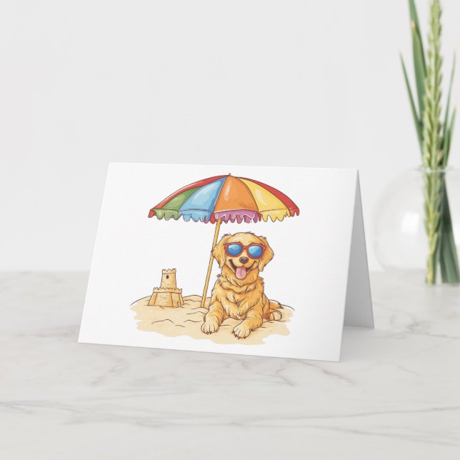 Merci Golden Retriever Beach Dog (Devant)