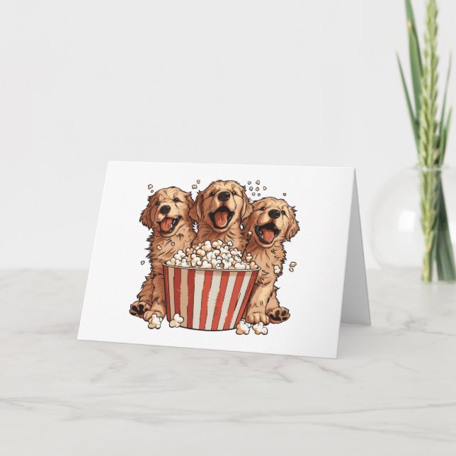 Merci Golden Retriever Chiens Movie Popcorn (Devant)