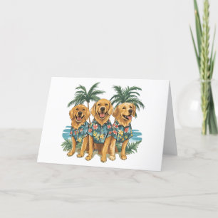 Merci Golden Retriever Dogs Hawaiian Shirt