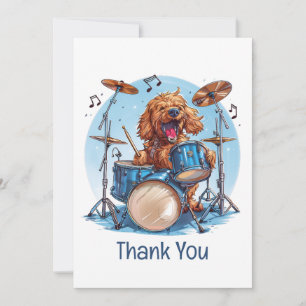 Merci Goldendoodle Chien Jouant de la Batterie