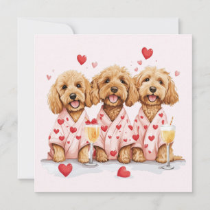 Merci Goldendoodle Chiens de la Saint-Valentin