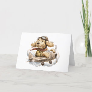 Merci Goldendoodle Dog Avion