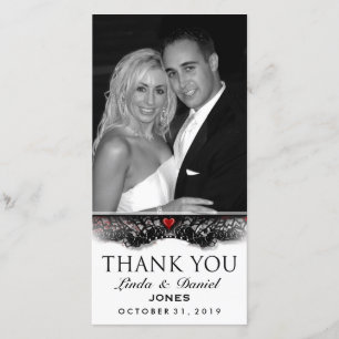 Merci gothique blanc noir de photo d'AMOUR de