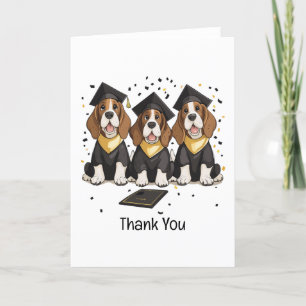Merci Graduation Basset Hound Chiens
