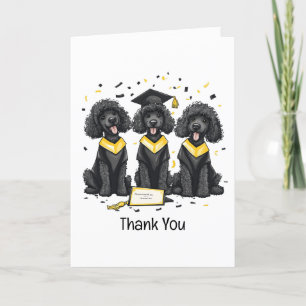 Merci Graduation Standard Poodle Dogs