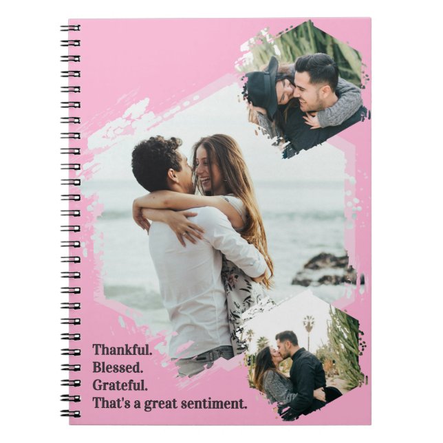 Merci Grateful Carnet photo de famille béni (Devant)