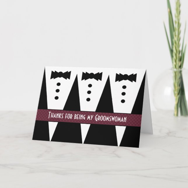 Merci Groomswoman - Trois Tuxedos (Devant)