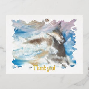 Merci Horse au milieu de la carte maritime