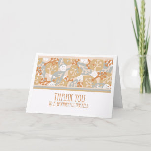 Merci Hostess, Craftsman Style Card