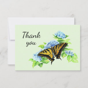 Merci Hydrangea Papillon Jardin Nature Art