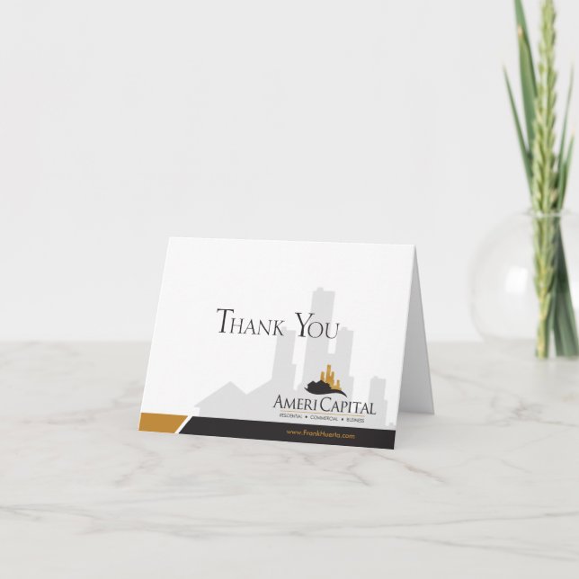 Merci Immobilier PERSONNALISÉ Pour Votre Entrepris (Devant)