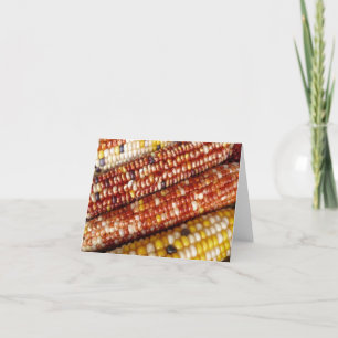 Merci indien de maïs Carte pour notes