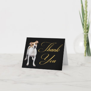 Merci Jack Russell Terrier Puppy Chien Note Card