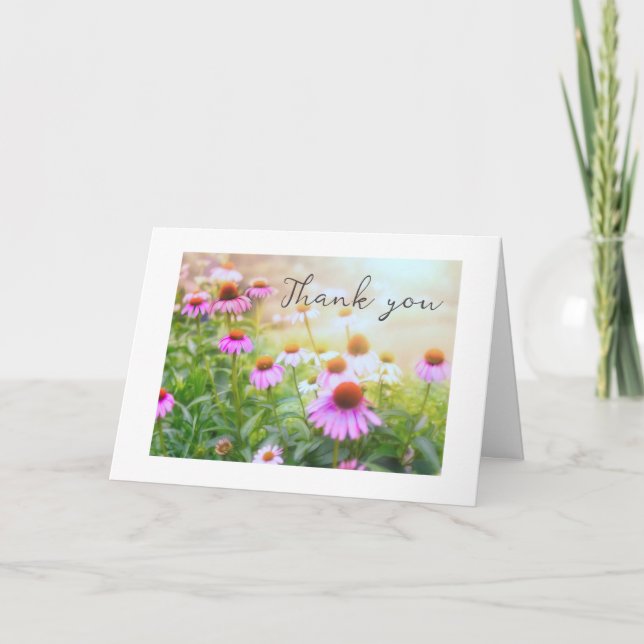 Merci Jardin aux fleurs roses (Devant)