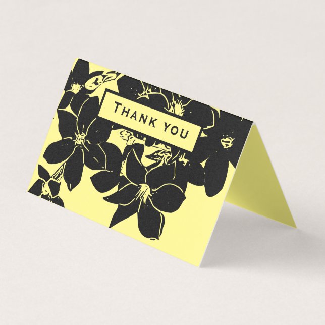 Merci Jasmine Flower Pack Mini Cartes (Front)