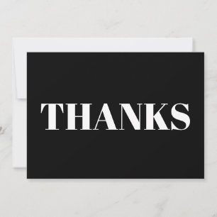 Merci la typographie serif moderne blanc carte noi